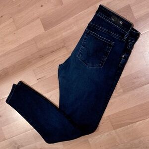 AG Farrah Ankle Jeans 29 High Rise Skinny Dark Wash Japanese Denim